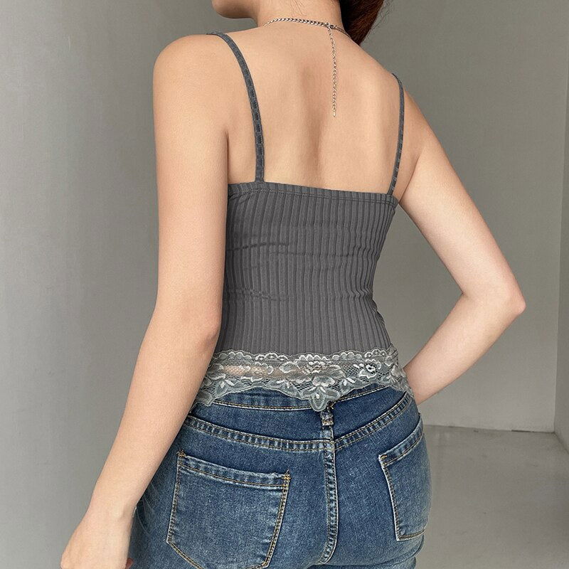 Anna Knitted Cami Top - Montfash