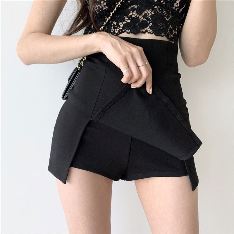 Aria Split Shorts Skirt - Montfash