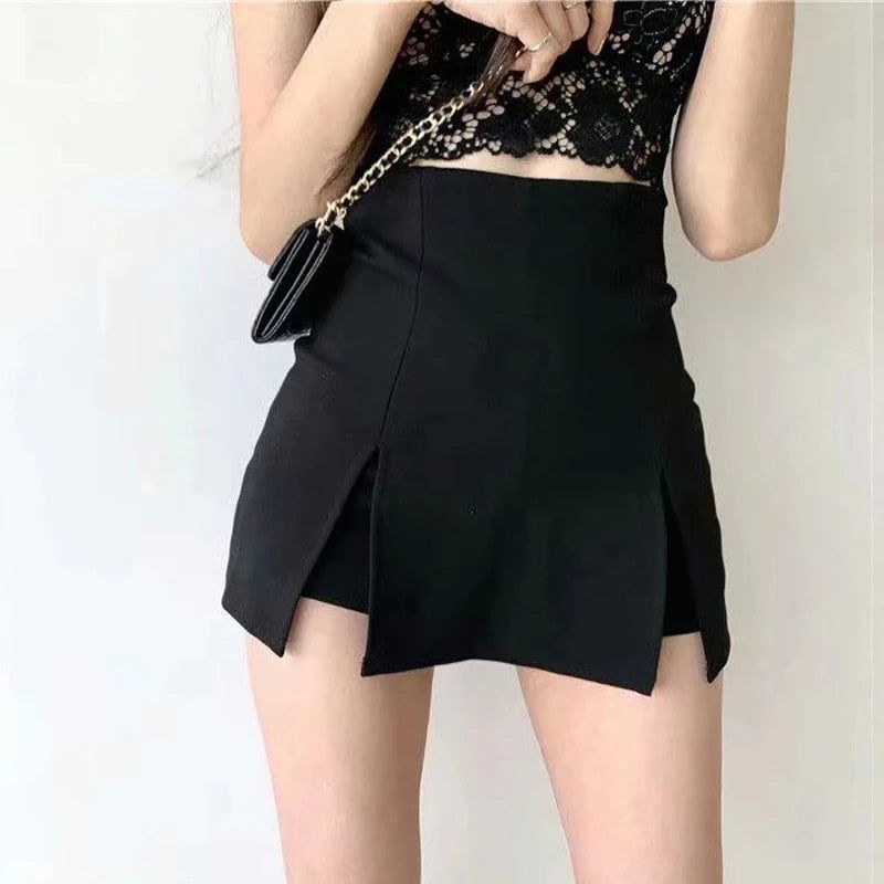 Aria Split Shorts Skirt - Montfash