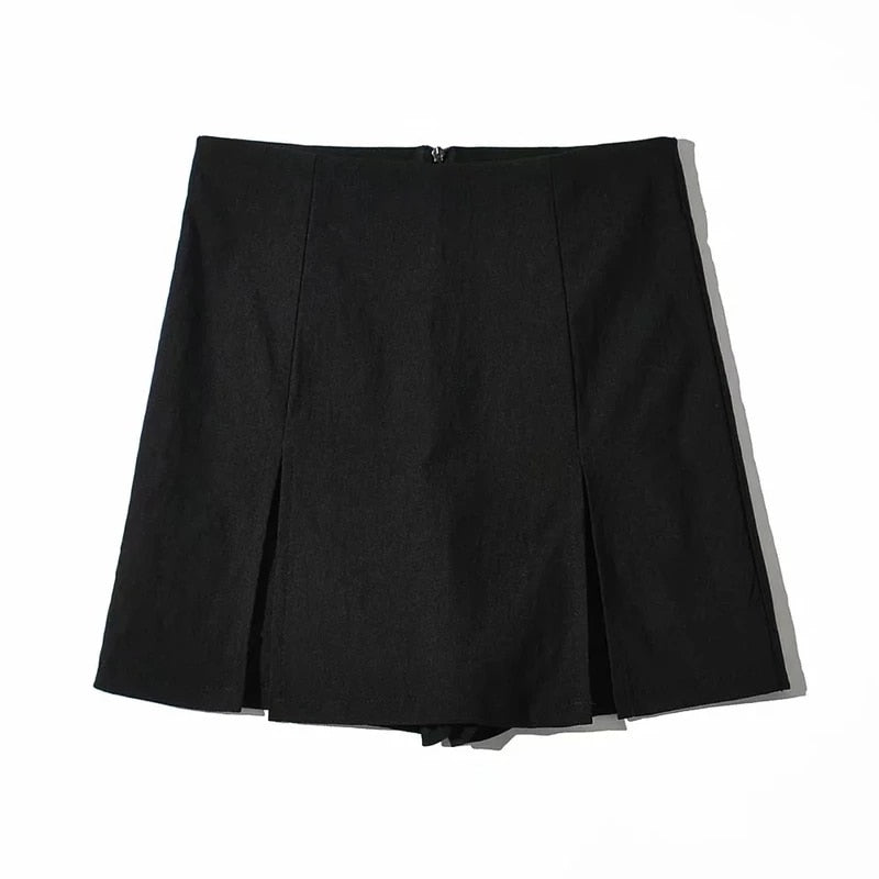 Aria Split Shorts Skirt - Montfash