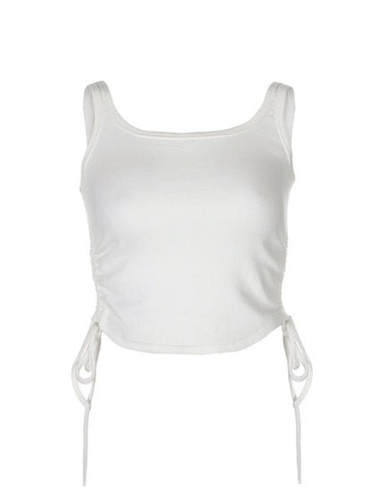 Casual Tie Up Tank Top - Montfash