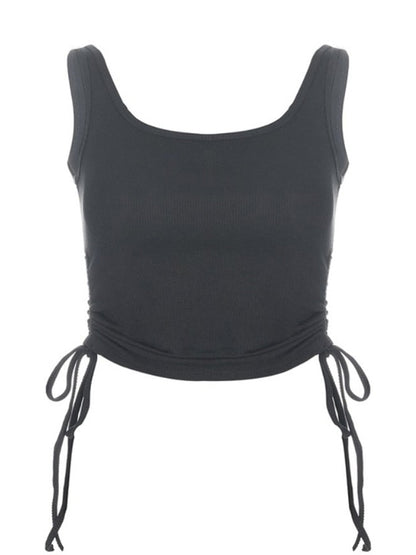 Casual Tie Up Tank Top - Montfash