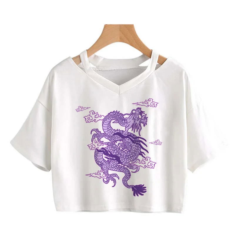 Harajuku Dragon T-Shirt - Montfash