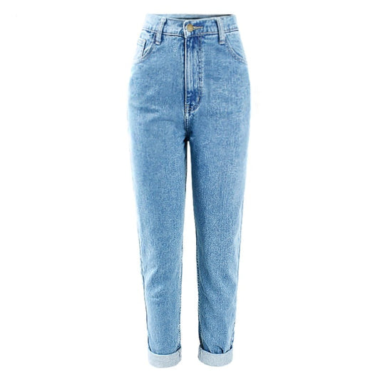 High Waist Mom Jeans - Montfash