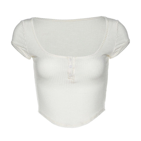 Kate Transparent Mesh Crop Top - Montfash