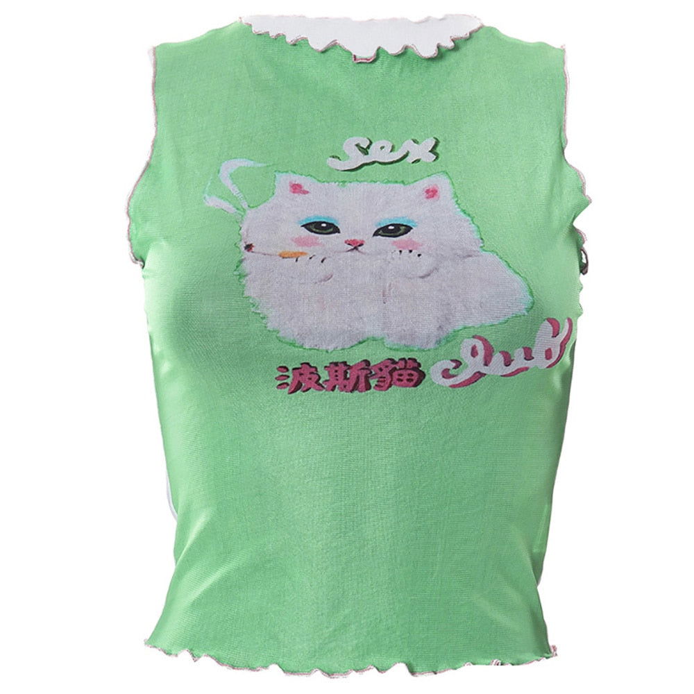 Kitty Crop Top - Montfash