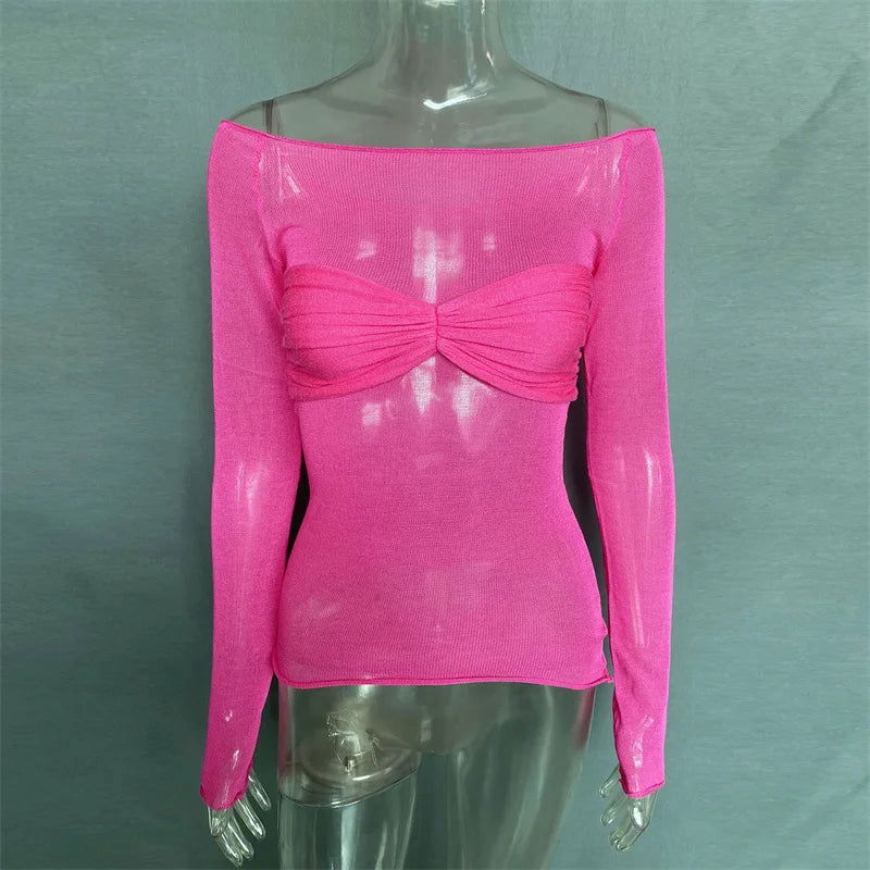 Maya Transparent Top - Montfash