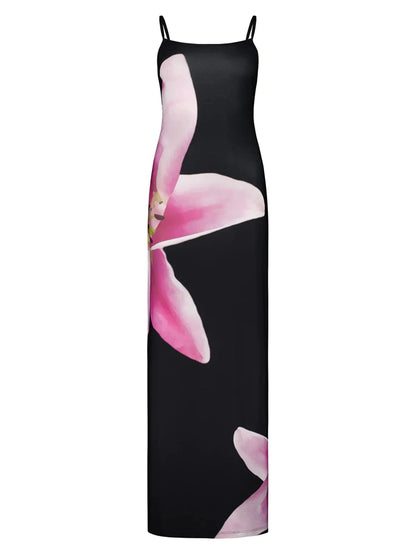 Nina Printed Maxi Dress - Montfash