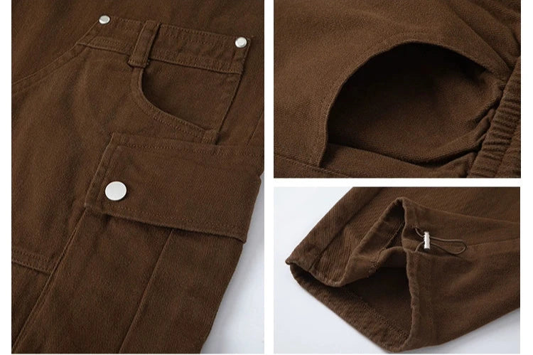 Mia Coffee Cargo Pants