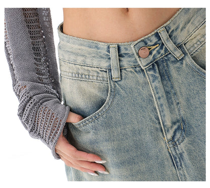 Lila Vintage Jeans