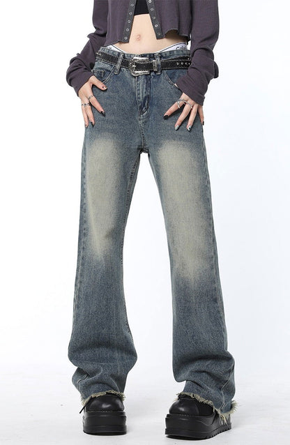 Quinn Star Baggy Jeans - Montfash