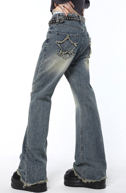 Quinn Star Baggy Jeans - Montfash