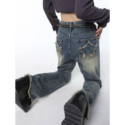 Quinn Star Baggy Jeans - Montfash