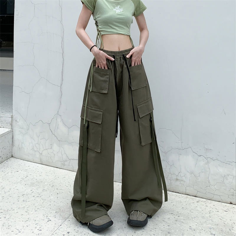 Riley High Waist Cargo Pants - Montfash