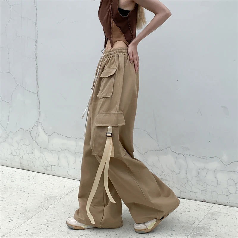 Riley High Waist Cargo Pants - Montfash