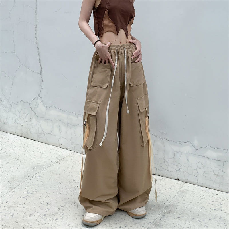 Riley High Waist Cargo Pants - Montfash