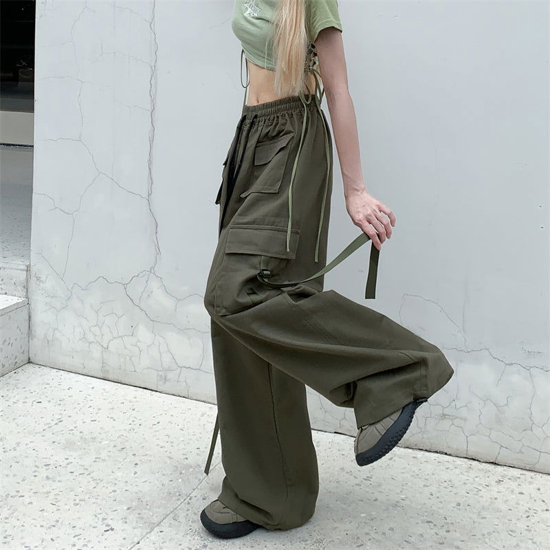 Riley High Waist Cargo Pants - Montfash