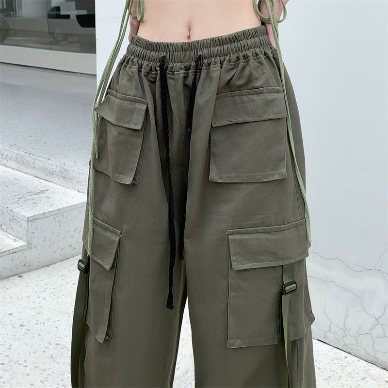 Riley High Waist Cargo Pants - Montfash