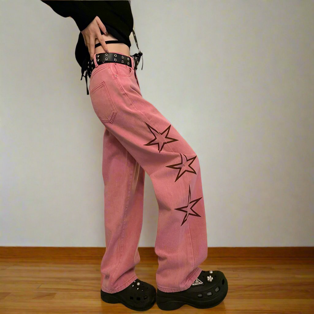 Skylar Star Baggy Pants - Montfash