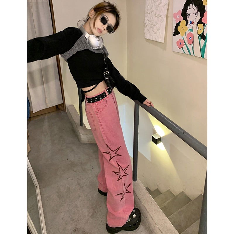 Skylar Star Baggy Pants - Montfash