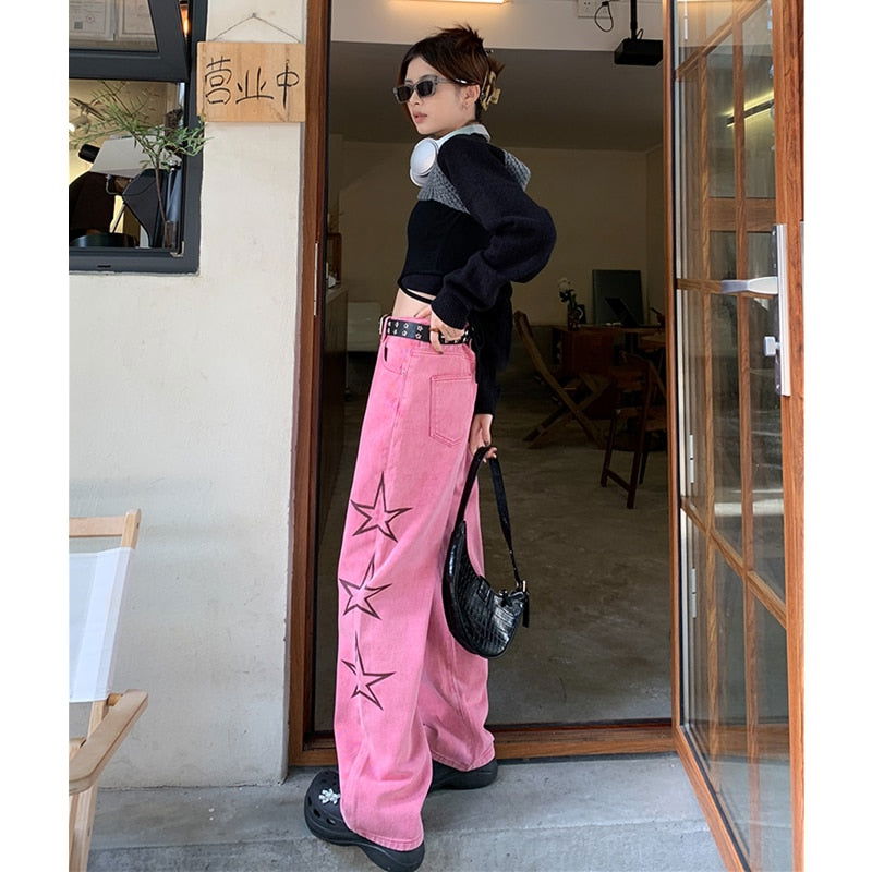 Skylar Star Baggy Pants - Montfash