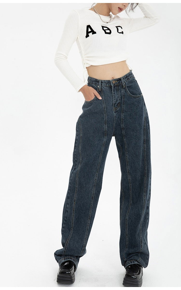 Vintage Street Denim Jeans - Montfash