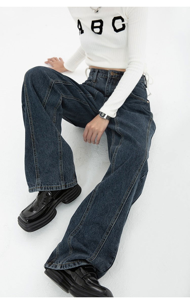 Vintage Street Denim Jeans - Montfash