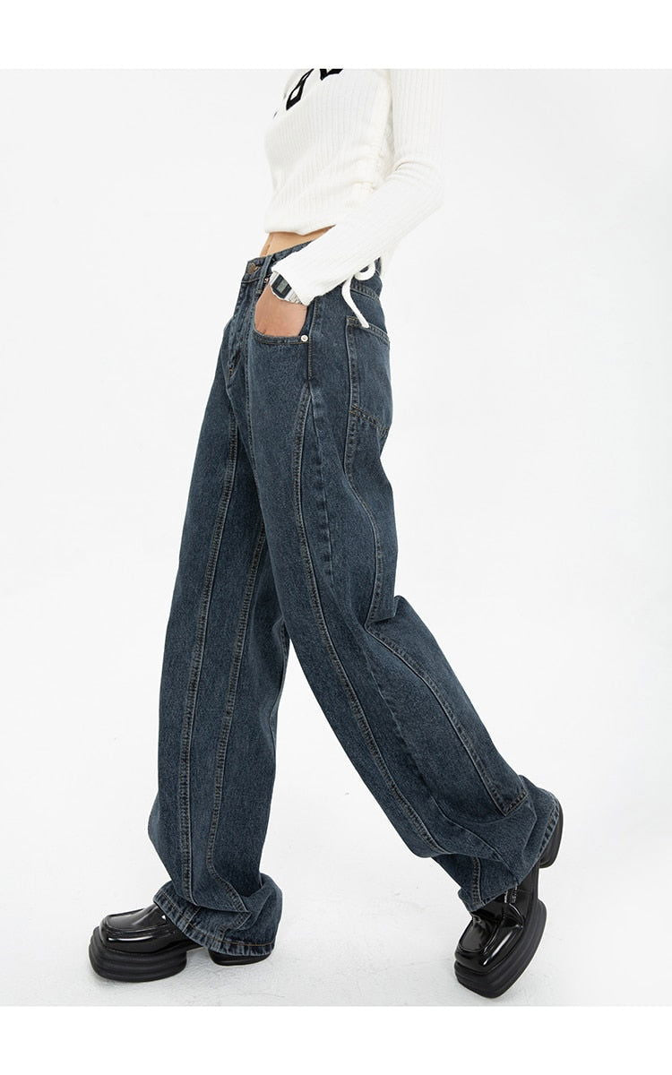 Vintage Street Denim Jeans - Montfash