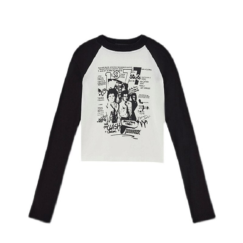 Y2k Clara Long Sleeve T-shirt - Montfash